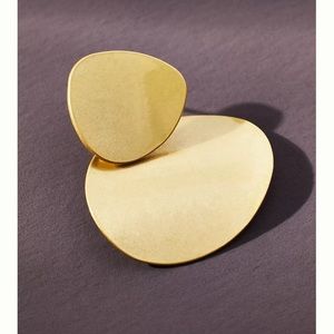 Anthropologie Double Oval Drop Earrings. New, never worn
